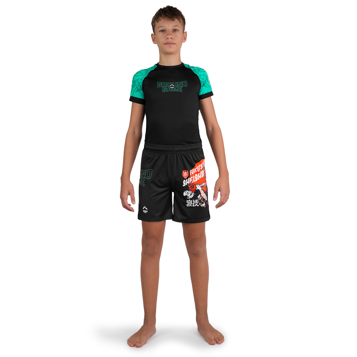 Kinder-Trainingsshorts Fukutsu