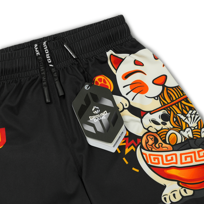 Kinder-Trainingsshorts Ramen Cat