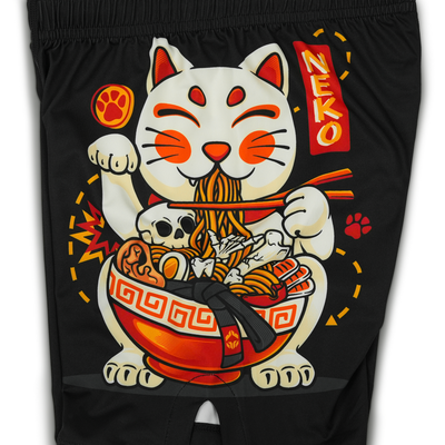 Kinder-Trainingsshorts Ramen Cat