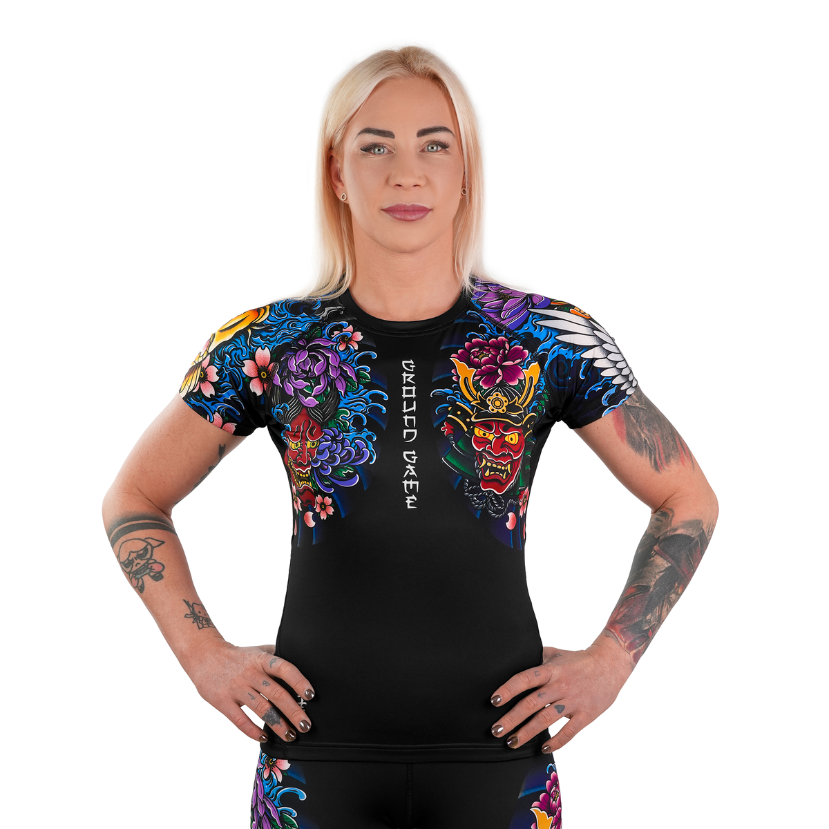 Damen-Rashguard Bushido 4.0 kurzarm