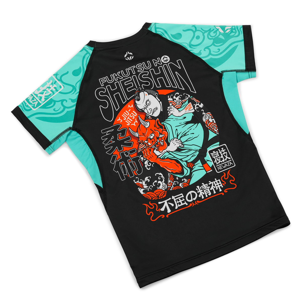 Damen-Rashguard Fukutsu kurzarm