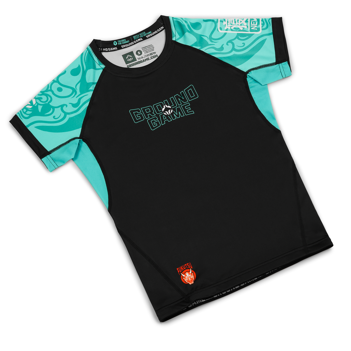 Damen-Rashguard Fukutsu kurzarm