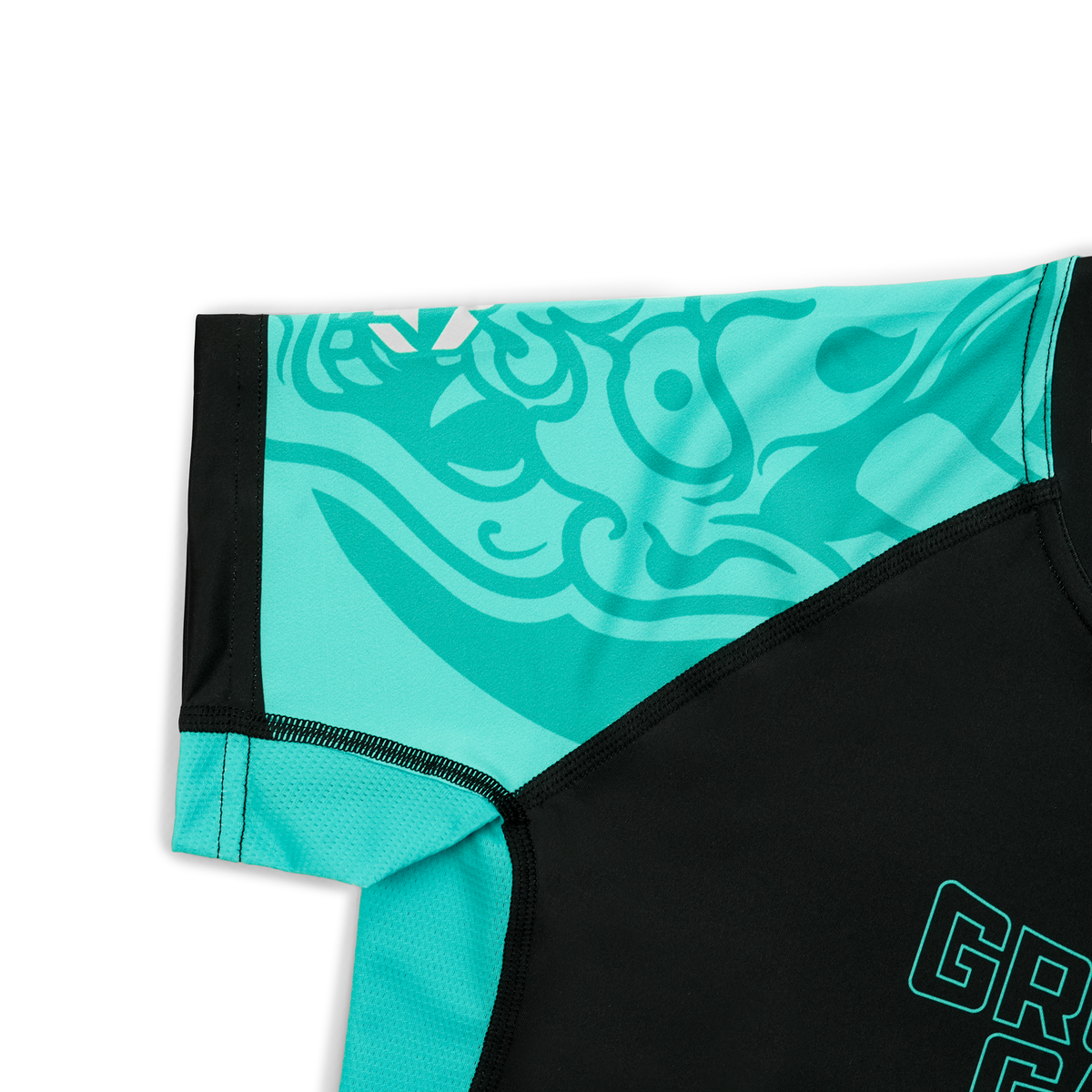 Damen-Rashguard Fukutsu kurzarm