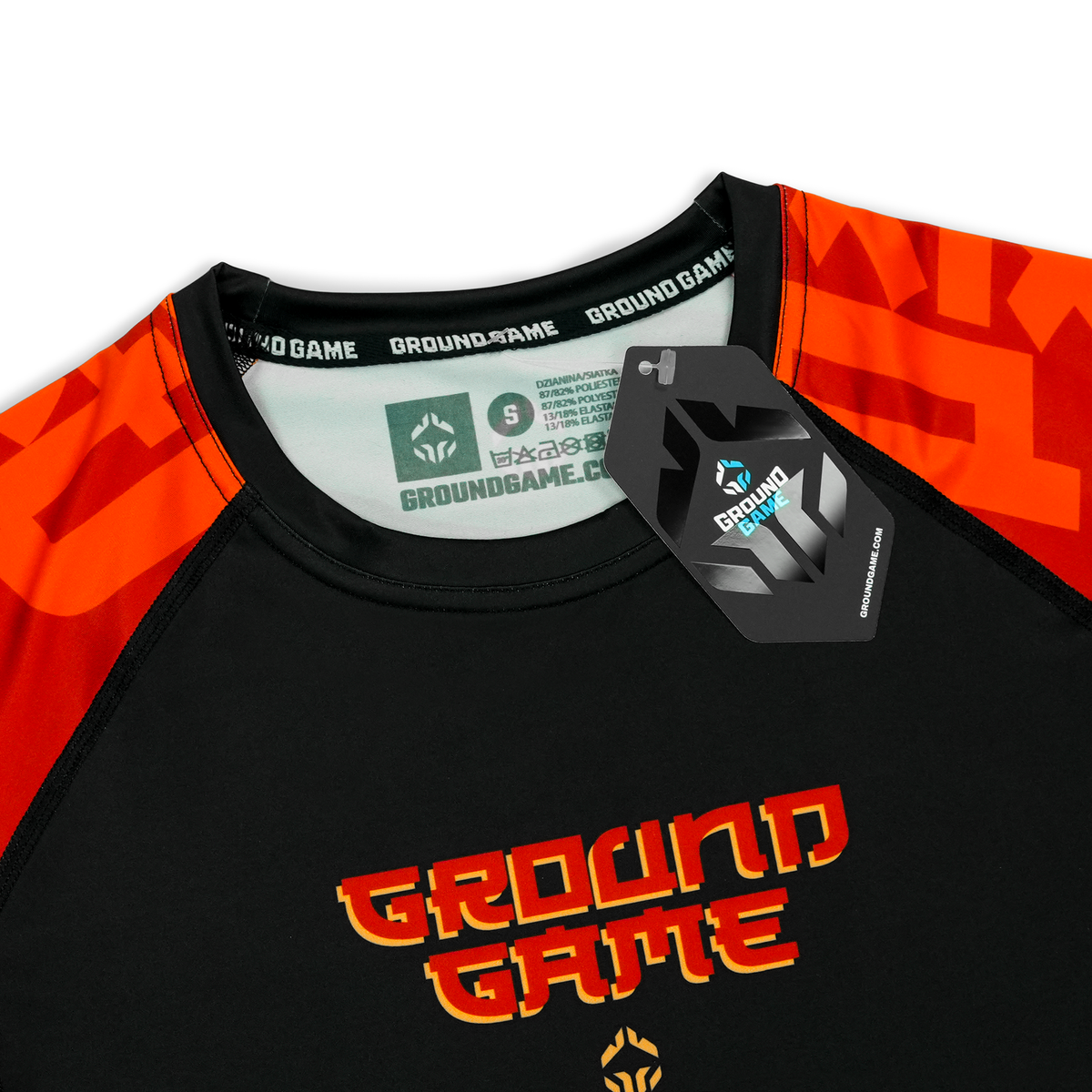 Damen-Rashguard Ramen Cat kurzarm
