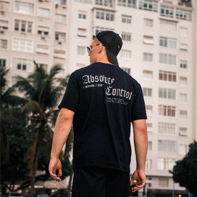 Oversize-T-Shirt Absolute Control (Schwarz)