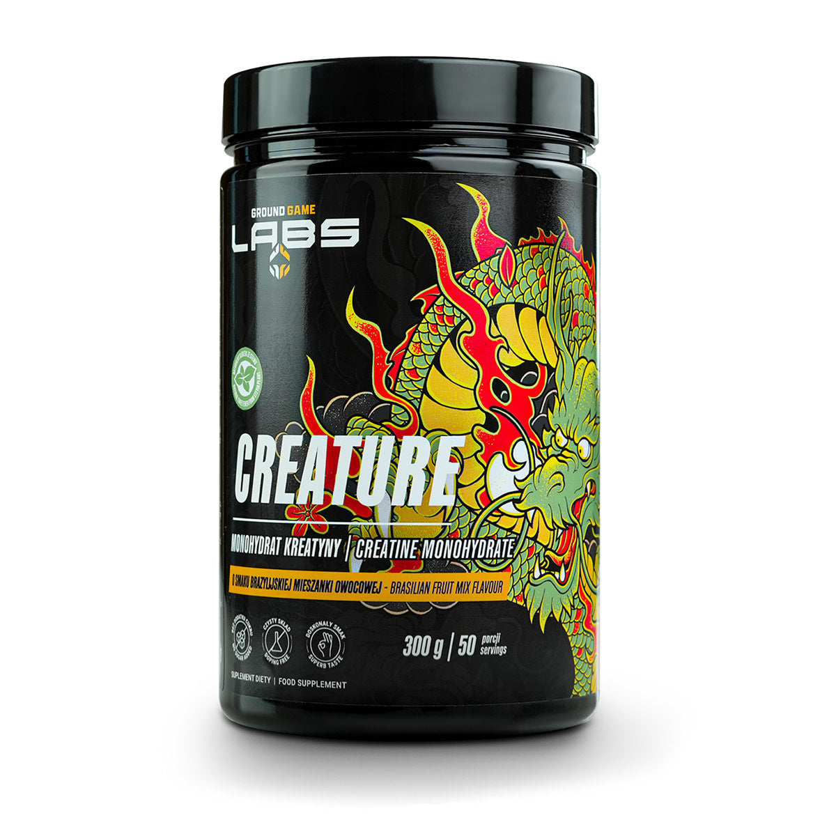 Kreatin mit dem Geschmack brasilianischer Früchte (Kreatinmonohydrat) 300 g