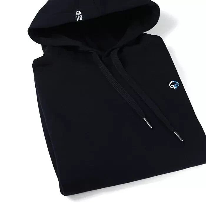 Hoodie Minimal (Schwarz)