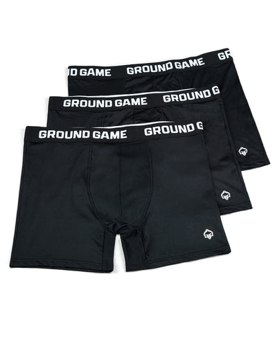 Herren-Boxershorts Sports (Schwarz), 3er-Pack