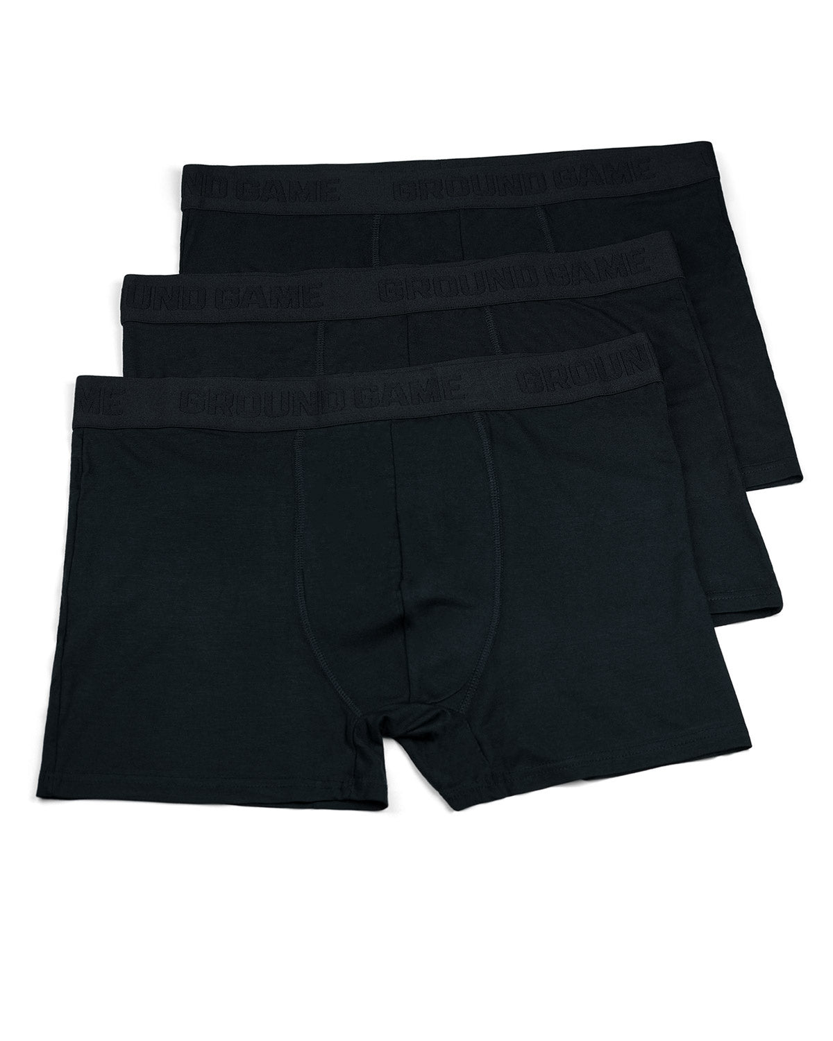 Herren-Boxershorts aus Bambus Shadow (Schwarz), 3er-Pack