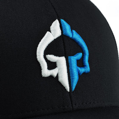 Kinder-Cap mit 3D-Logo (schwarz)