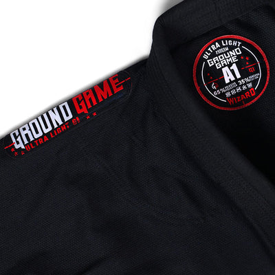 BJJ-Gi Wizard (Schwarz)