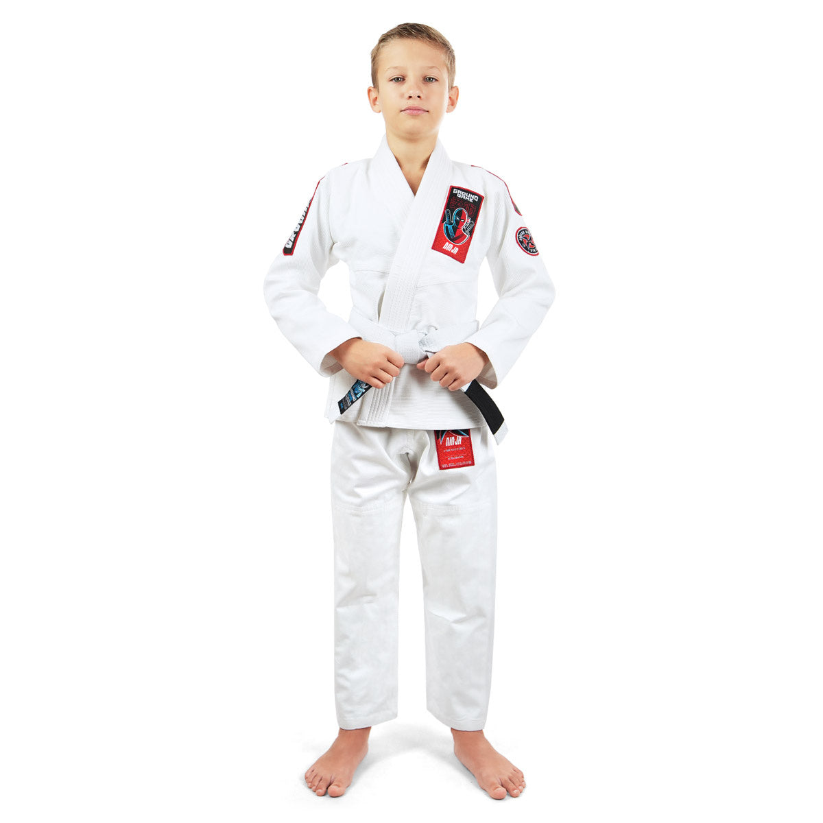 Kinder-BJJ-Gi Ninja (Weiß) + Gürtel GRATIS