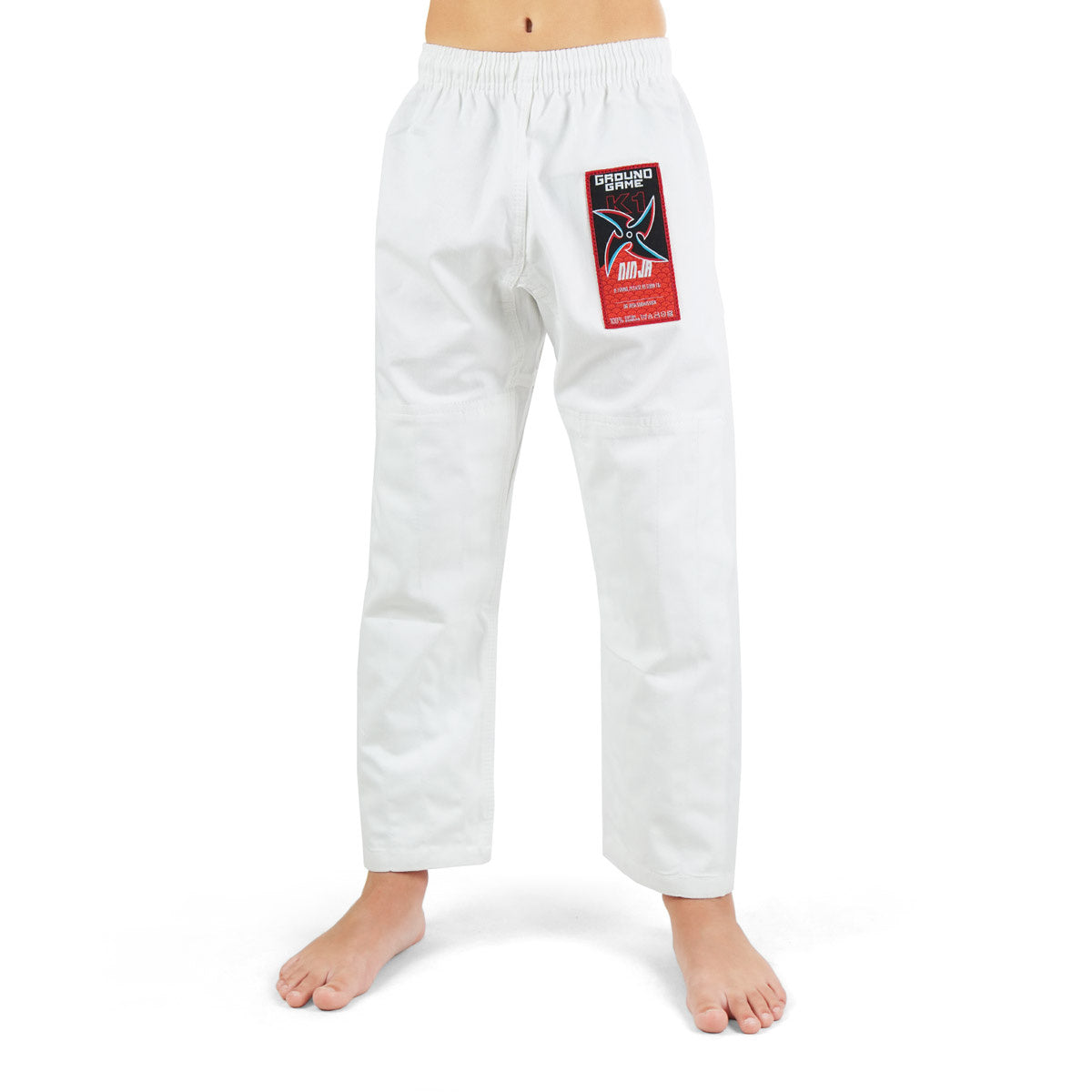 Kinder-BJJ-Gi Ninja (Weiß) + Gürtel GRATIS