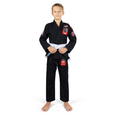 BJJ-Gi für Kinder Ninja (Schwarz) + Gürtel GRATIS