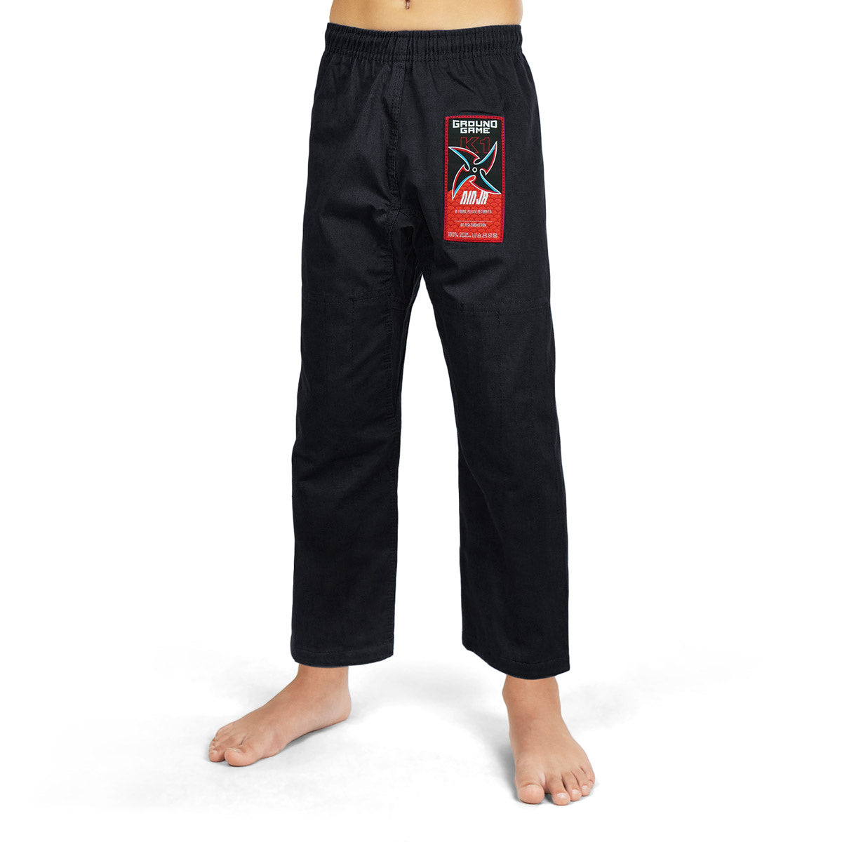 BJJ-Gi für Kinder Ninja (Schwarz) + Gürtel GRATIS