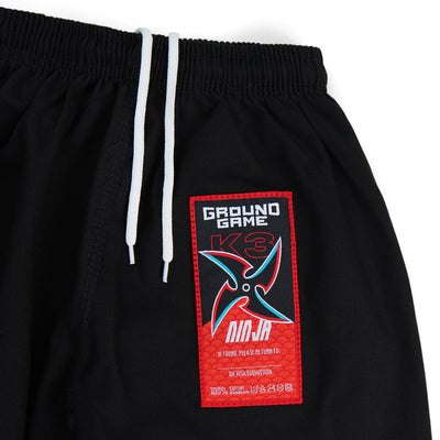 BJJ-Gi für Kinder Ninja (Schwarz) + Gürtel GRATIS