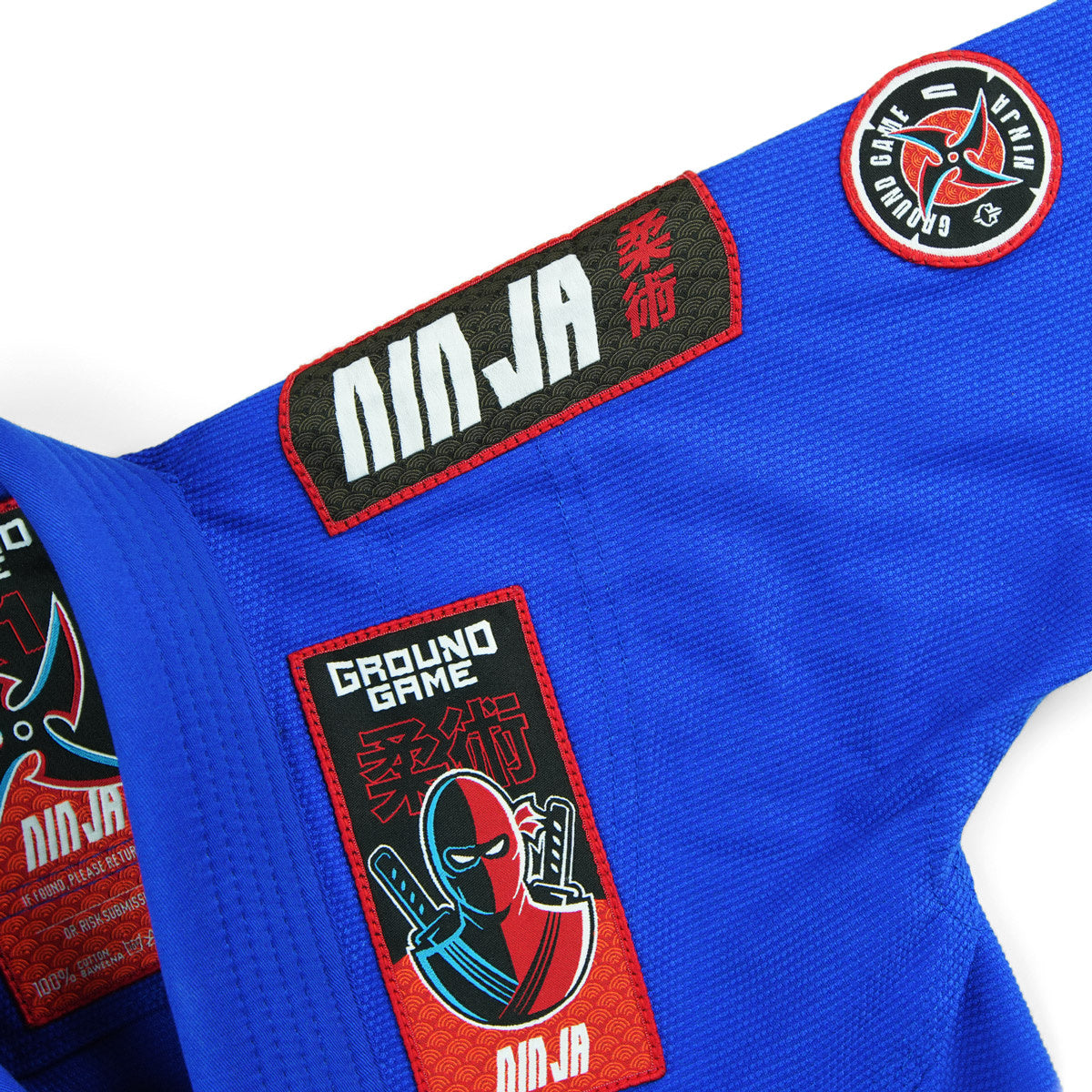 BJJ-Gi für Kinder „Ninja“ (Blau) + GRATIS Gürtel