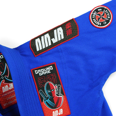 BJJ-Gi für Kinder „Ninja“ (Blau) + GRATIS Gürtel