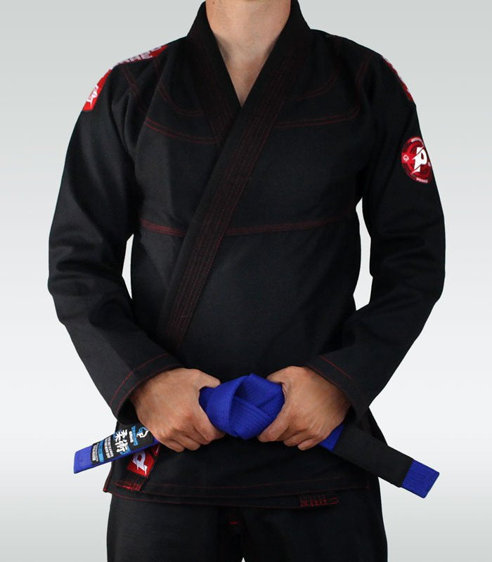 BJJ-Gi für Jugendliche Prodigy (Schwarz) + Gürtel GRATIS