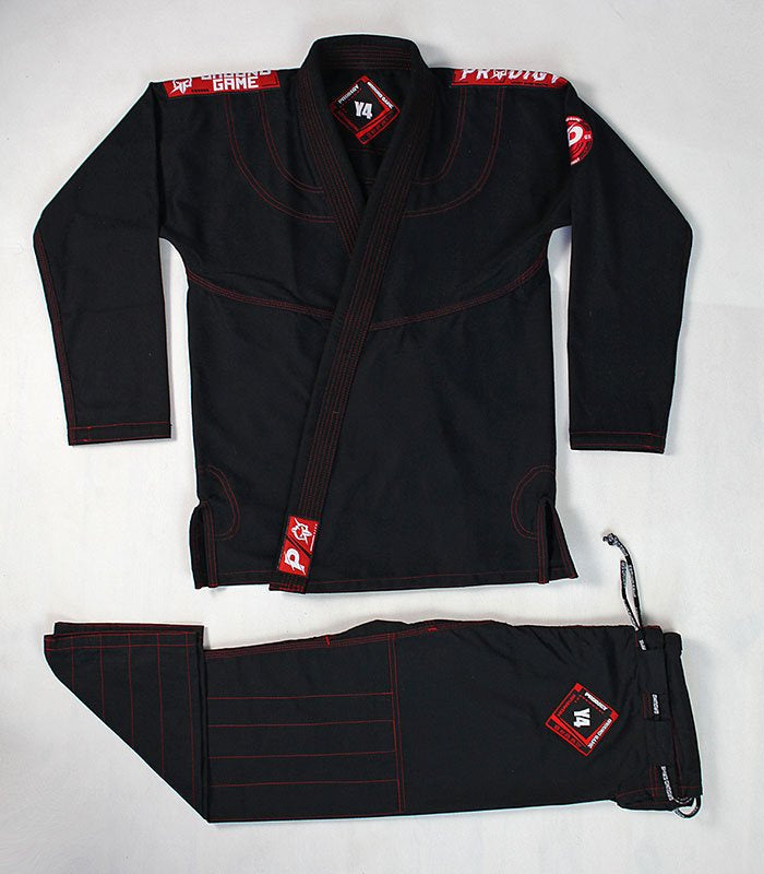 BJJ-Gi für Jugendliche Prodigy (Schwarz) + Gürtel GRATIS