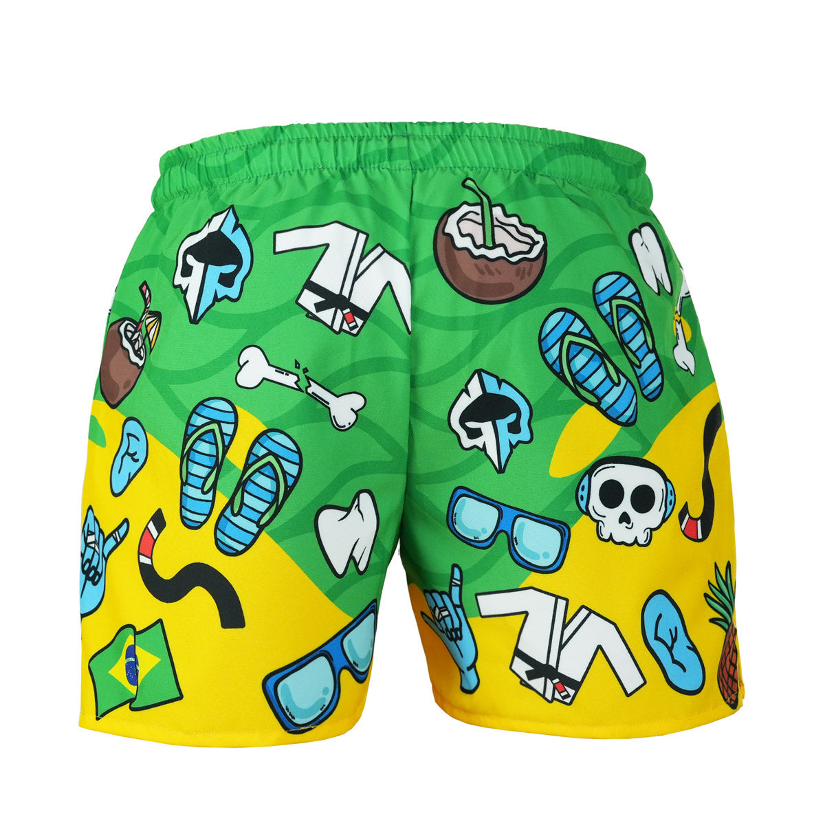 Herren-Badeshorts Copacabana im BJJ-Stil