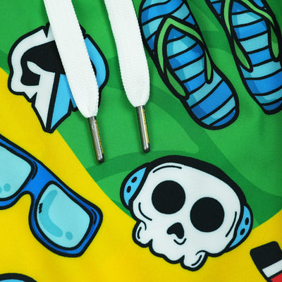 Herren-Badeshorts Copacabana im BJJ-Stil