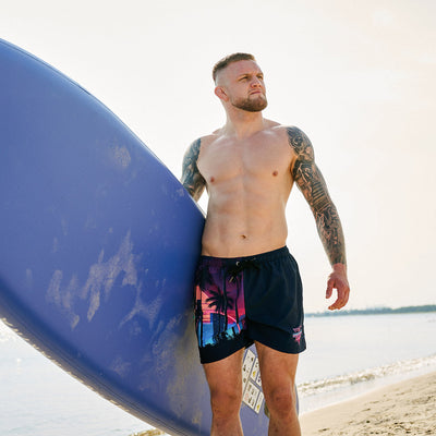 Herren-Badeshorts Wave