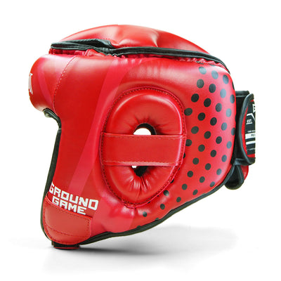 Turnier-Kopfschutz Cyborg (Rot)