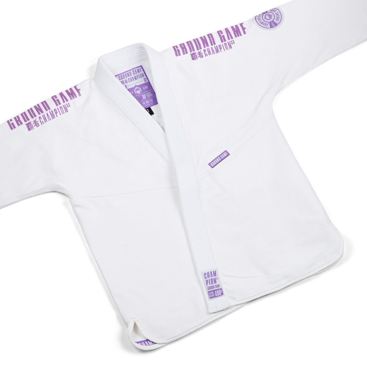 Damen-BJJ-Gi Champion 3.0 Lavender (Weiß) + Gürtel GRATIS