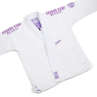 Damen-BJJ-Gi Champion 3.0 Lavender (Weiß) + Gürtel GRATIS