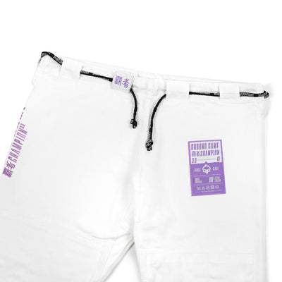 Damen-BJJ-Gi Champion 3.0 Lavender (Weiß) + Gürtel GRATIS