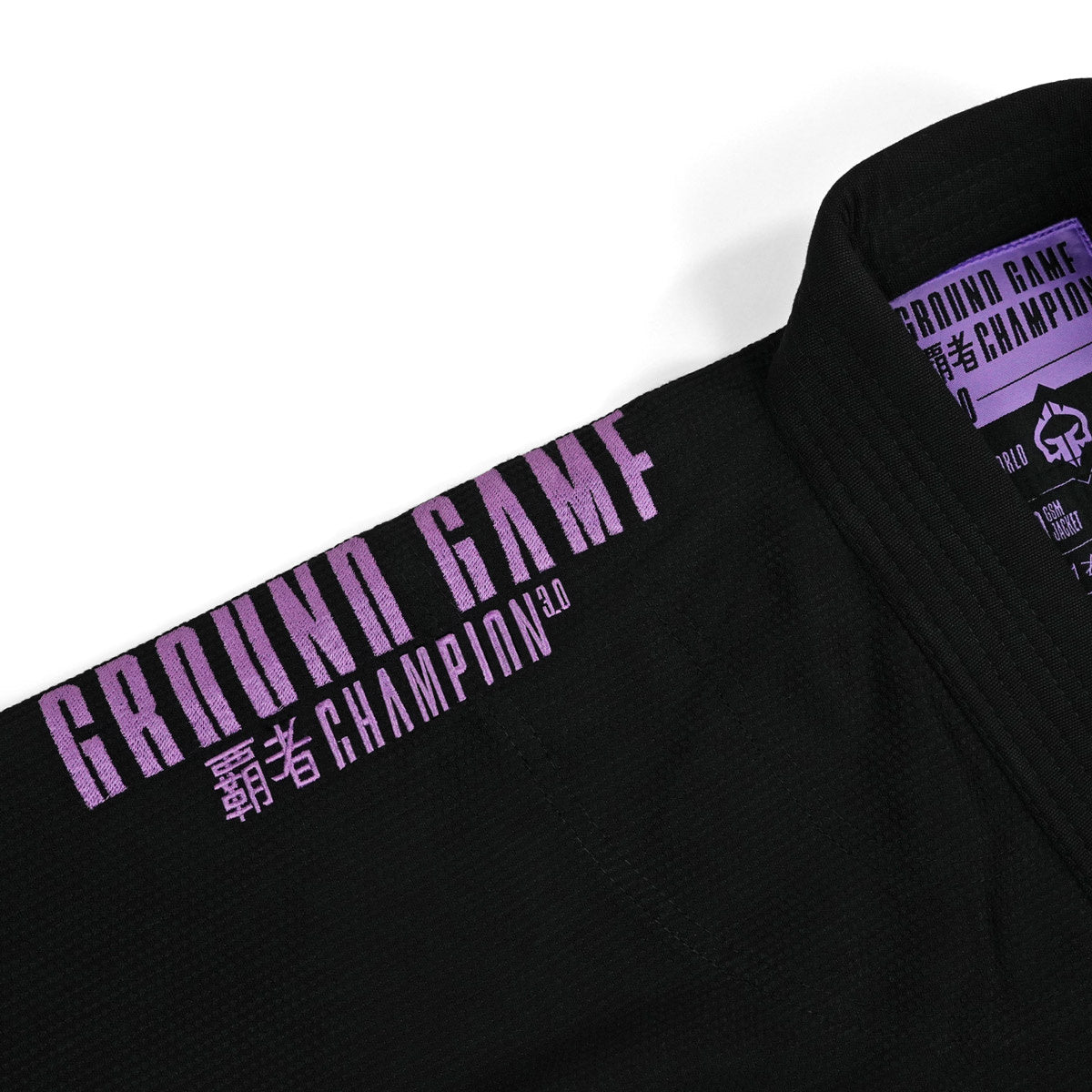 Damen-BJJ-Gi Champion 3.0 Lavender (Schwarz) + Gürtel GRATIS