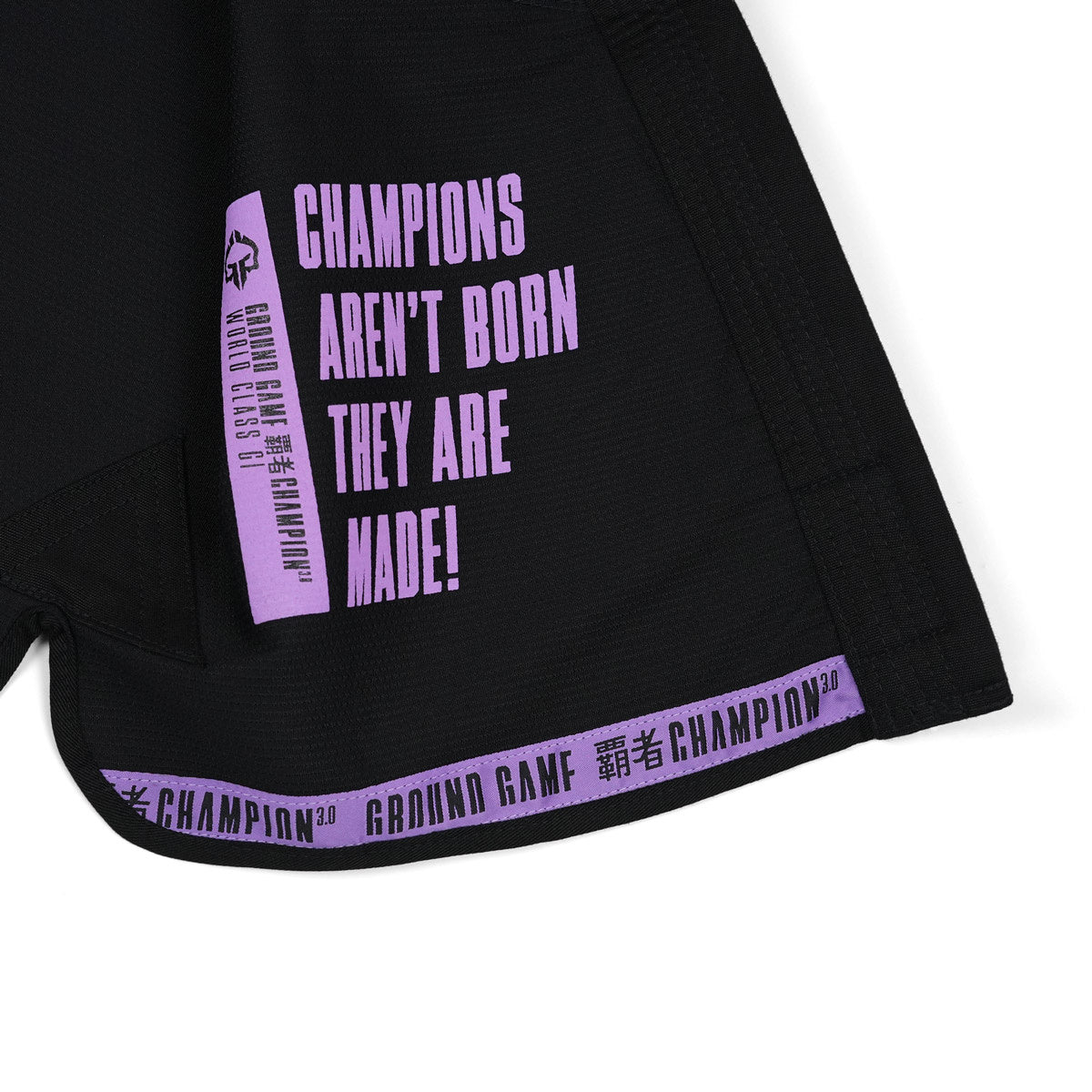Damen-BJJ-Gi Champion 3.0 Lavender (Schwarz) + Gürtel GRATIS