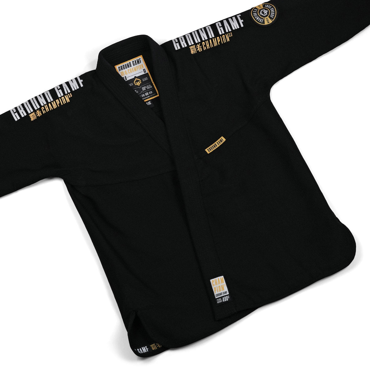 BJJ-Kimono / Gi Champion 3.0 (Schwarz) + Gürtel GRATIS