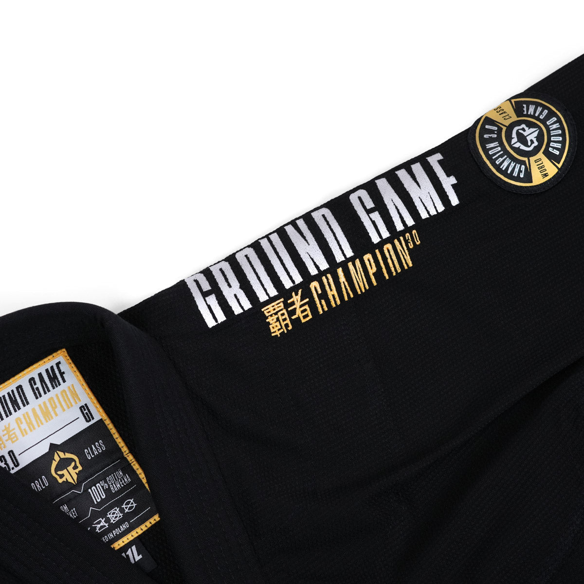 BJJ-Kimono / Gi Champion 3.0 (Schwarz) + Gürtel GRATIS
