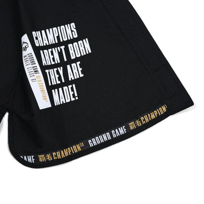 BJJ-Kimono / Gi Champion 3.0 (Schwarz) + Gürtel GRATIS