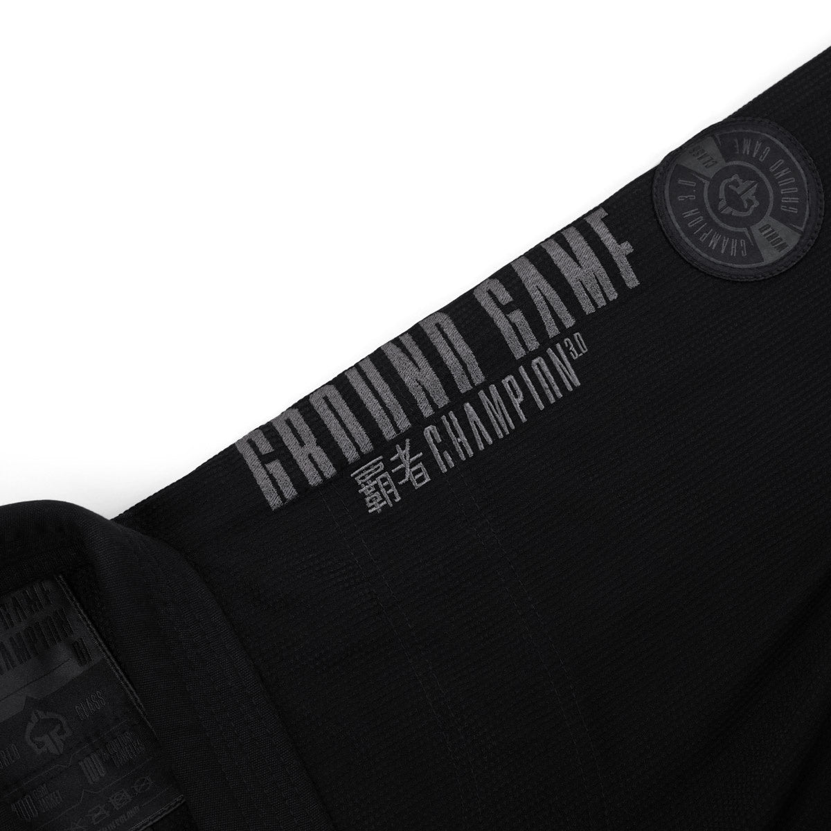 BJJ-Kimono / Gi Champion 3.0 Shadow (Schwarz) + Gürtel GRATIS