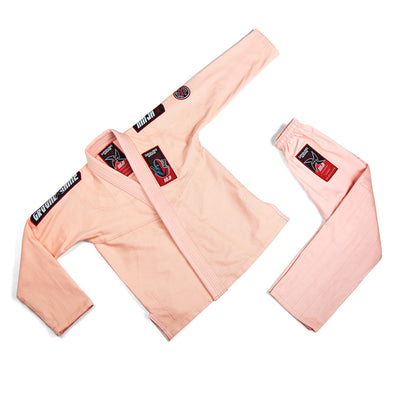 Kinder-BJJ-Kimono/Gi Ninja (Pfirsich) + Gürtel GRATIS