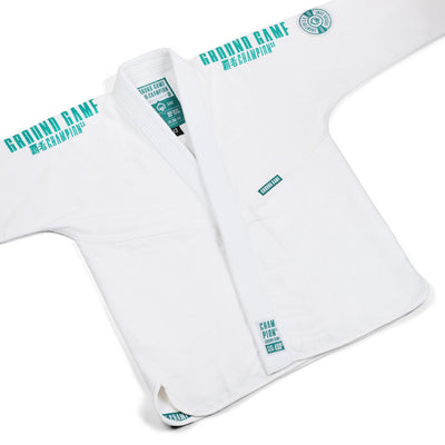 Damen-BJJ-Gi Champion 3.0 Mint (Weiß) + Gürtel GRATIS