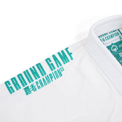 Damen-BJJ-Gi Champion 3.0 Mint (Weiß) + Gürtel GRATIS