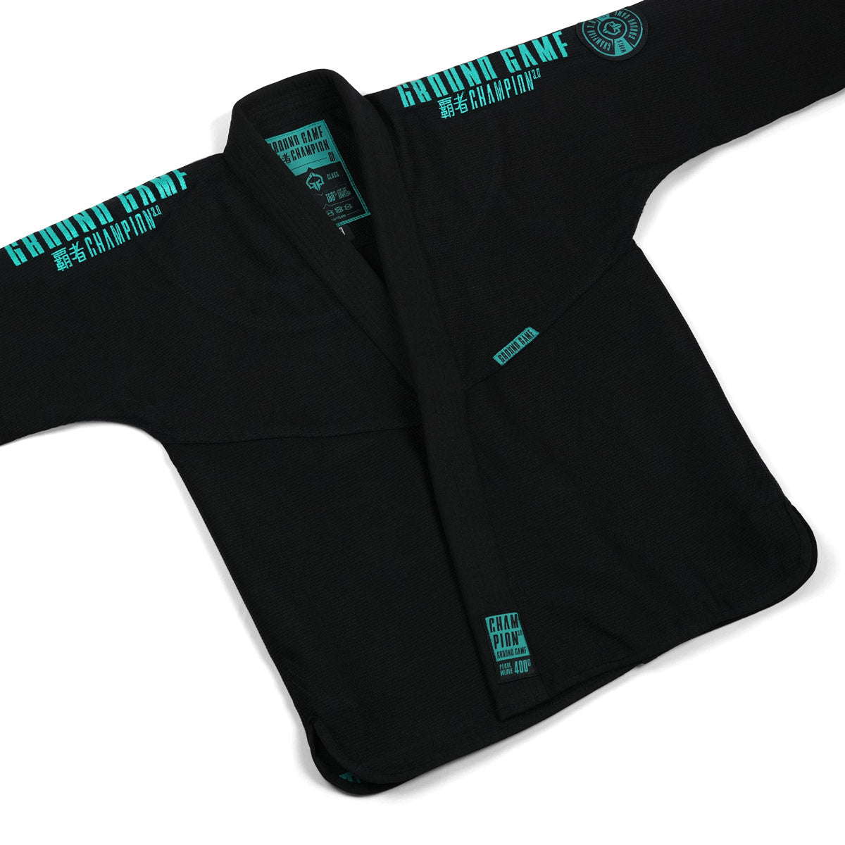 Damen-BJJ-Gi Champion 3.0 Mint (Schwarz) + Gürtel GRATIS