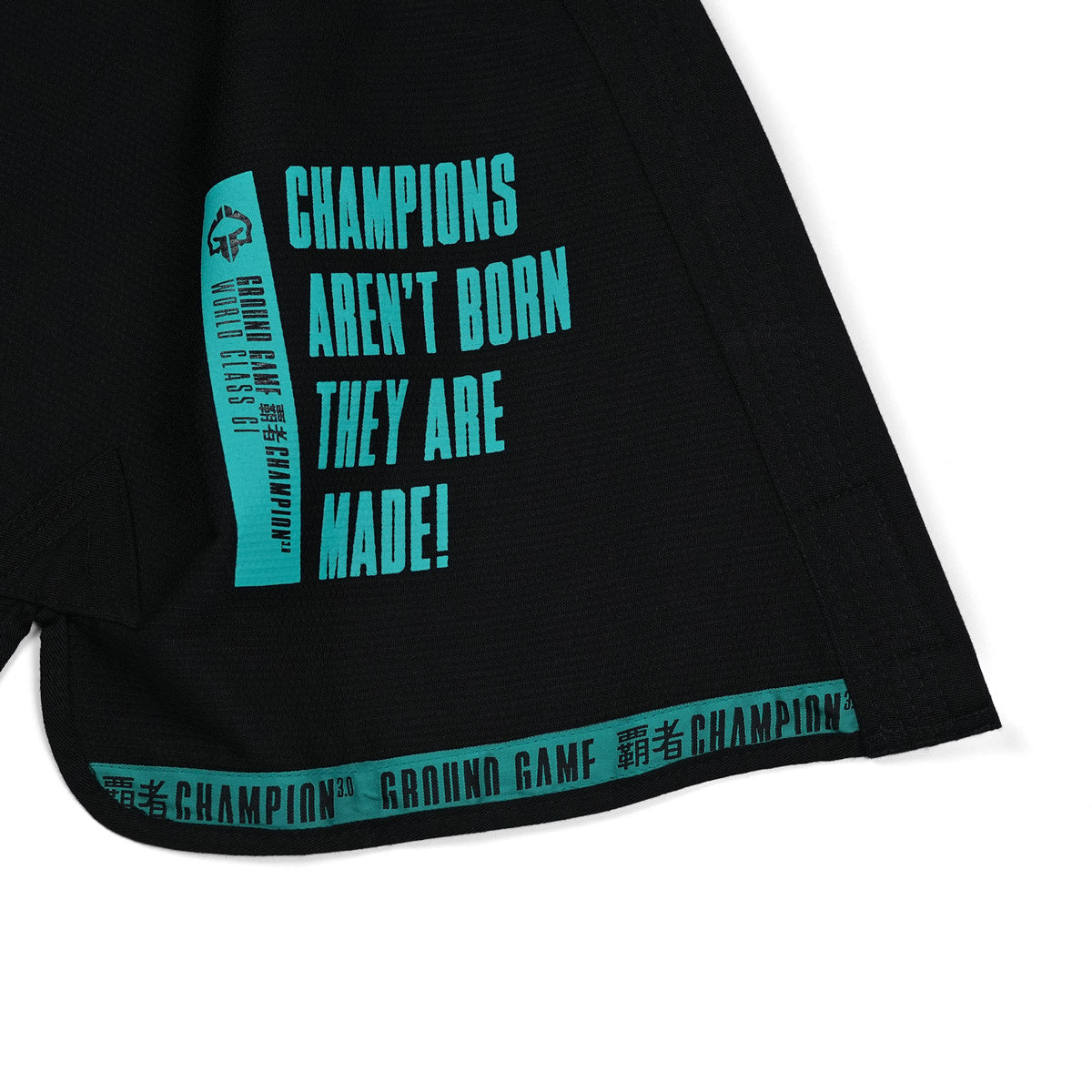 Damen-BJJ-Gi Champion 3.0 Mint (Schwarz) + Gürtel GRATIS