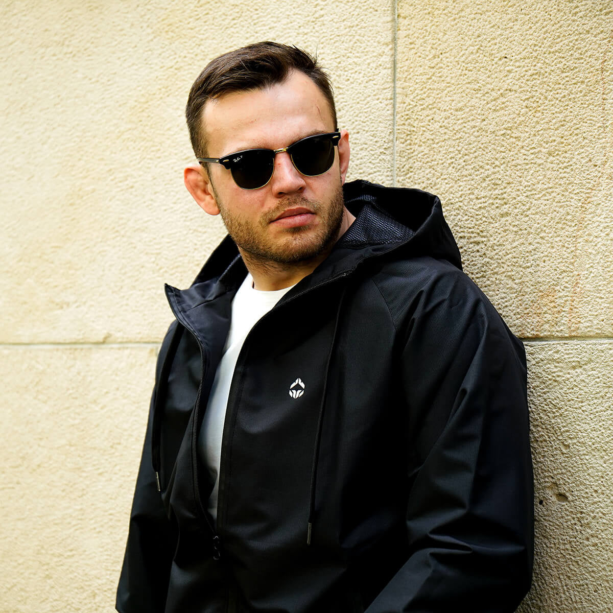Windbreaker-Jacke Minimal 2.0 (Schwarz)