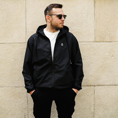 Windbreaker-Jacke Minimal 2.0 (Schwarz)