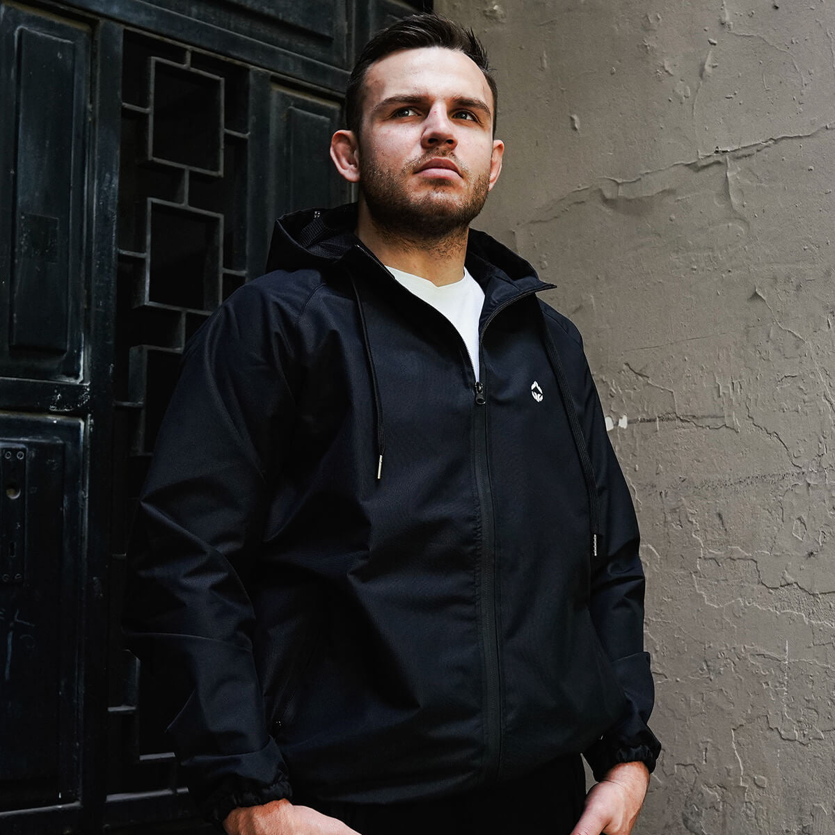 Windbreaker-Jacke Minimal 2.0 (Schwarz)