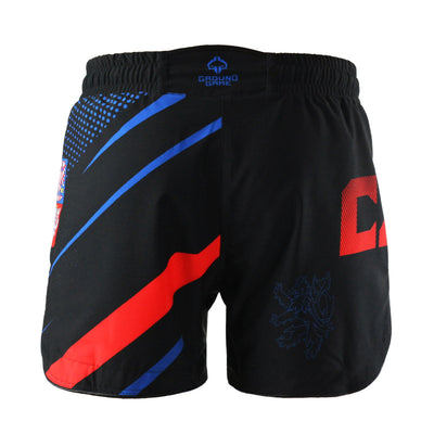 Leichte MMA-Shorts Tschechien (Schwarz)