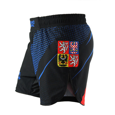 Leichte MMA-Shorts Tschechien (Schwarz)