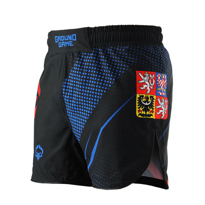 Leichte MMA-Shorts Tschechien (Schwarz)