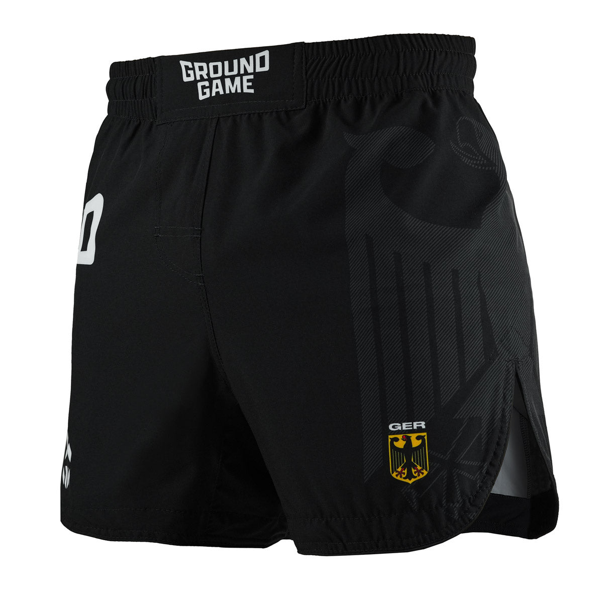 Leichte MMA-Shorts Deutschland (Schwarz)