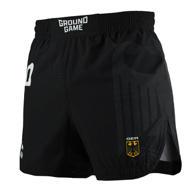 Leichte MMA-Shorts Deutschland (Schwarz)
